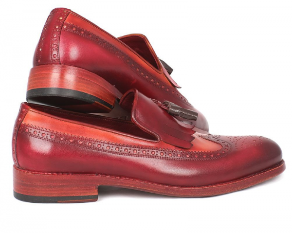 Paul Parkman Kiltie Tassel Loafers Tobacco / Bordeaux