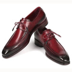 Paul Parkman Leather Apron Derby Shoes Bordeaux