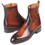 Paul Parkman Leather Boots Burnished Brown