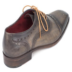Paul Parkman Leather Captoe Oxfords Gray