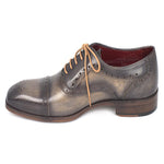 Paul Parkman Leather Captoe Oxfords Gray