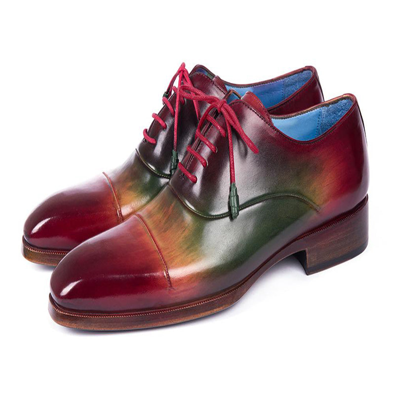 Paul Parkman Leather Captoe Oxfords Multicolor