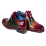 Paul Parkman Leather Captoe Oxfords Multicolor