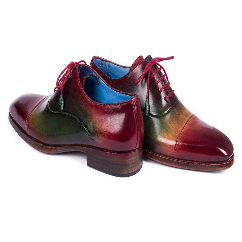 Paul Parkman Leather Captoe Oxfords Multicolor