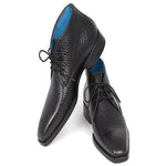 Paul Parkman Leather Chukka Boots Black