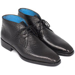 Paul Parkman Leather Chukka Boots Black