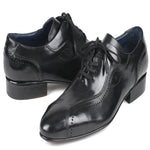 Paul Parkman Leather Lace Up Shoes Black