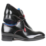 Paul Parkman Leather Medallion Toe Shoes Black