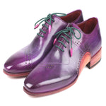 Paul Parkman Leather Oxfords Purple
