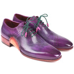 Paul Parkman Leather Oxfords Purple