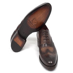Paul Parkman Leather Wingtip Oxfords Brown