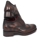 Paul Parkman Leather Wingtip Oxfords Brown