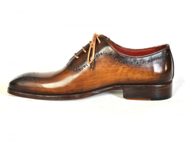 Paul Parkman Medallion Toe Oxfords Camel