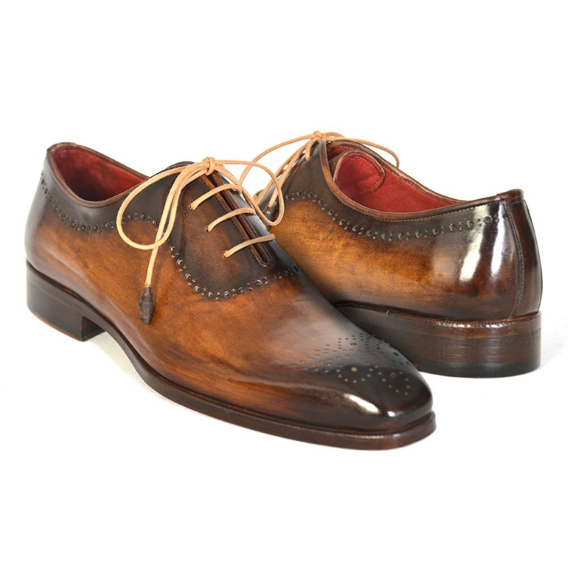 Paul Parkman Medallion Toe Oxfords Camel