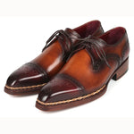 Paul Parkman Norwegian Welt Cap Toe Derby Shoes Bordeaux / Brown