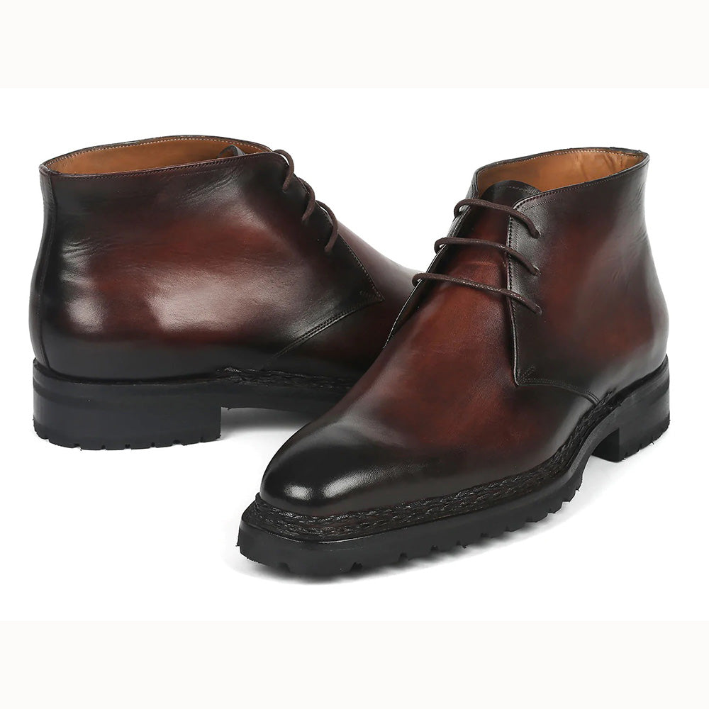 Paul Parkman Norwegian Welt Chukka Boots Brown