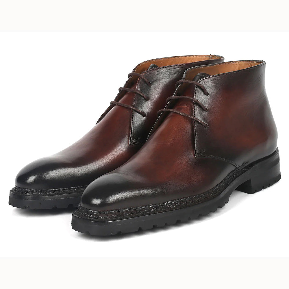 Paul Parkman Norwegian Welt Chukka Boots Brown