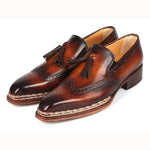 Paul Parkman Norwegian Welt Tassel Loafers Brown