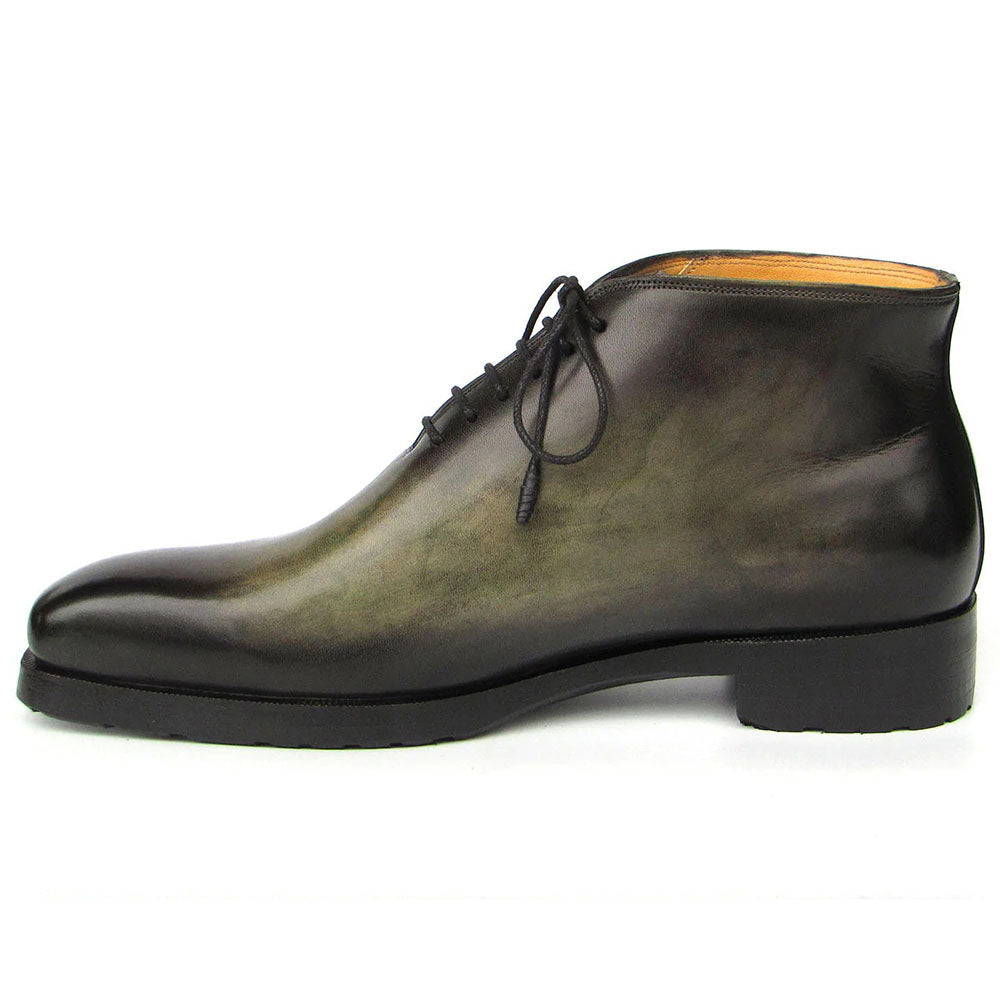 Paul Parkman Patina Ankle Boots Green