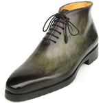 Paul Parkman Patina Ankle Boots Green