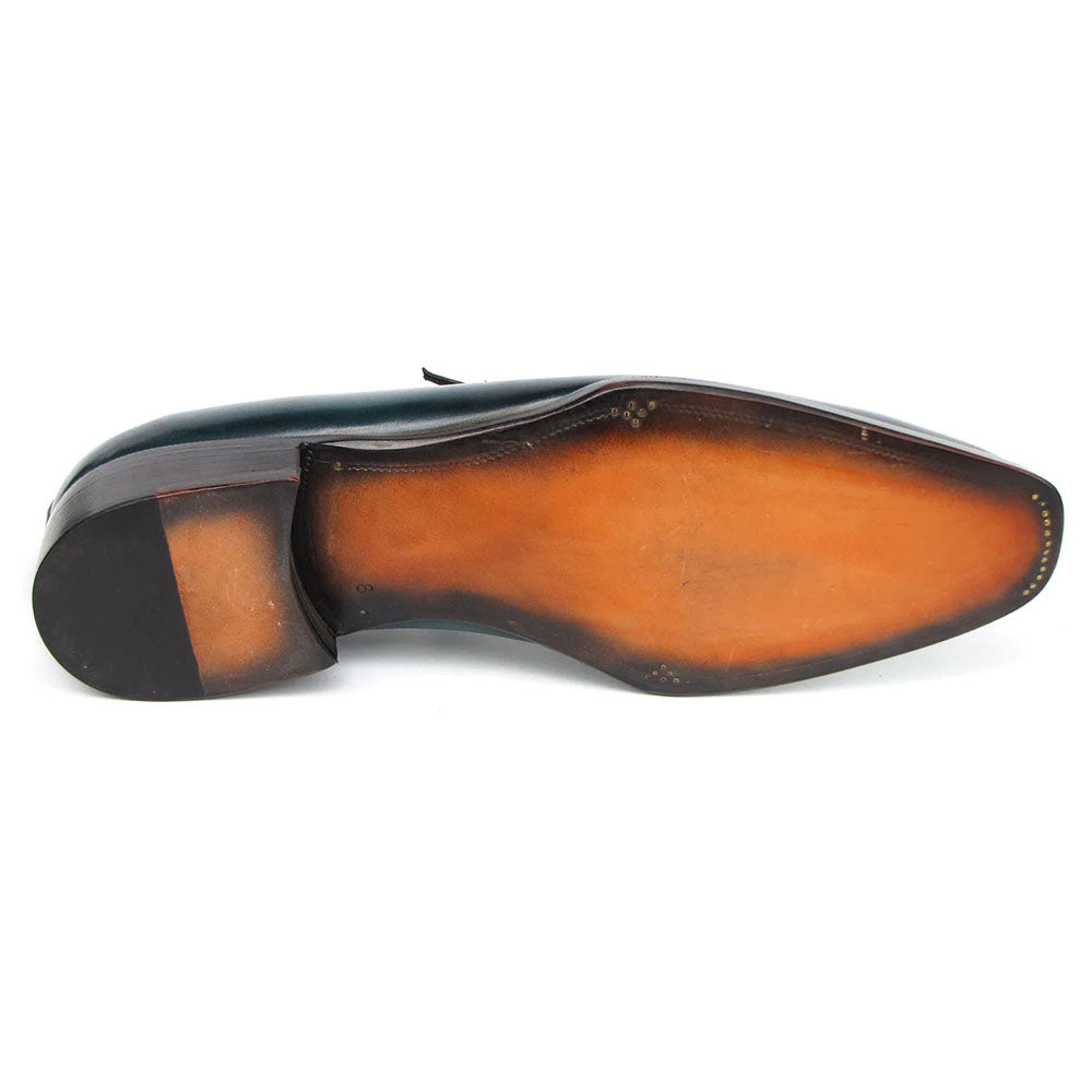 Paul Parkman Patina Loafers Turquoise