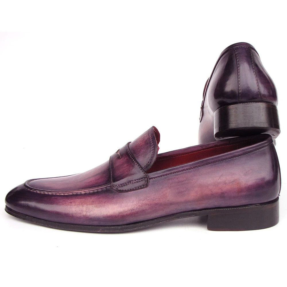 Paul Parkman Penny Loafers Purple