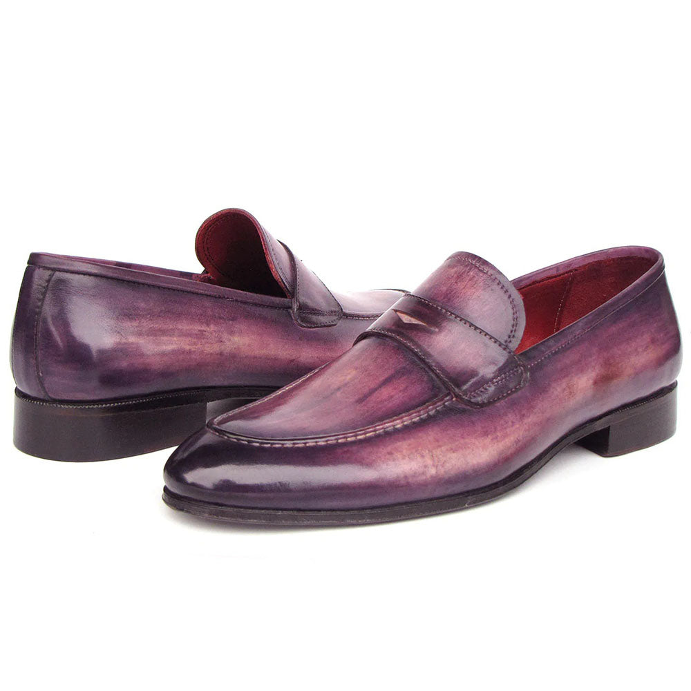 Paul Parkman Penny Loafers Purple