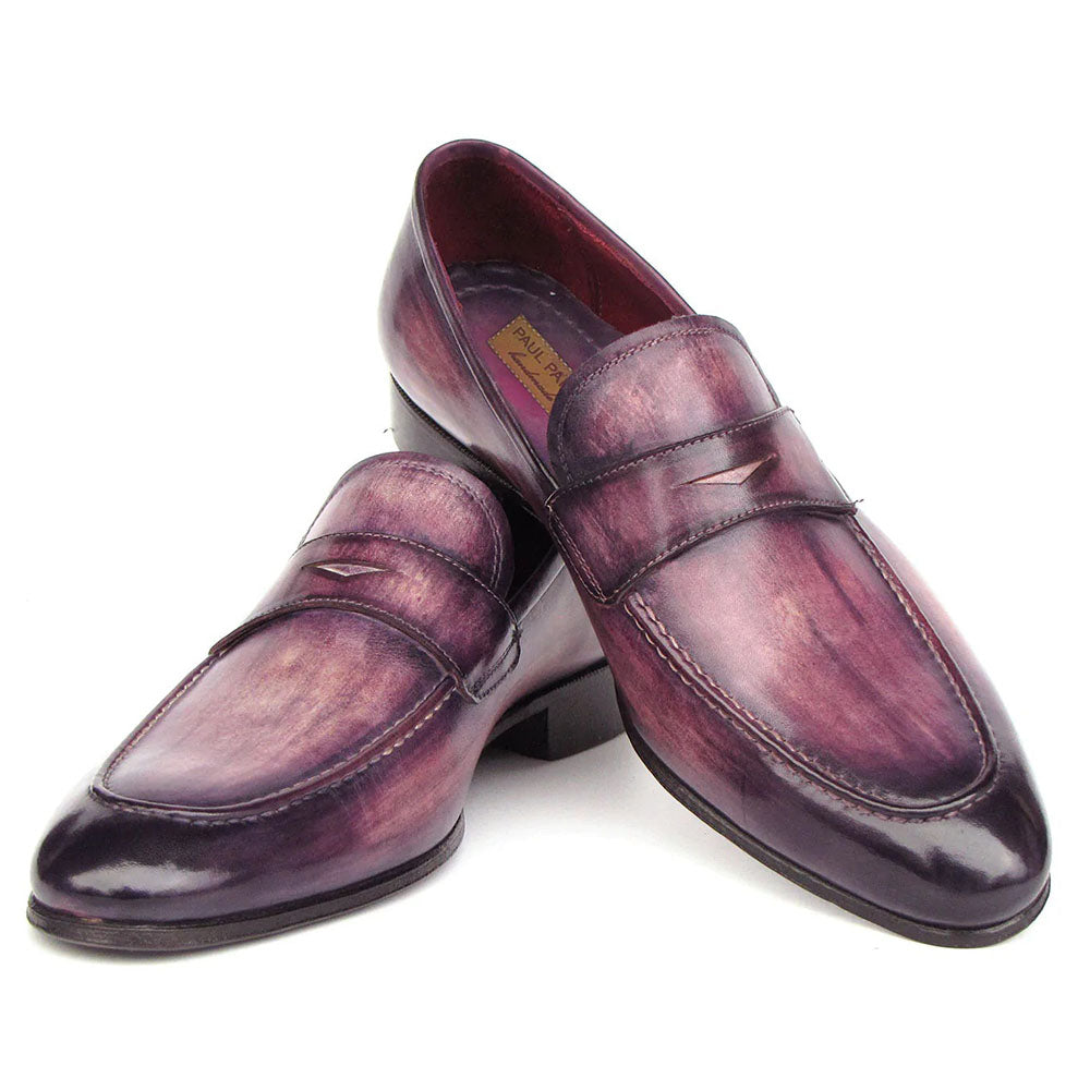 Paul Parkman Penny Loafers Purple