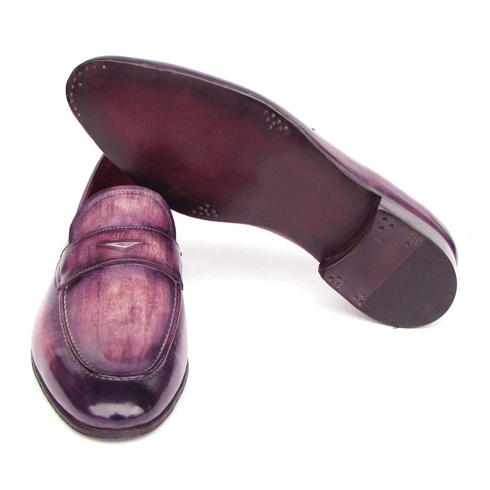 Paul Parkman Penny Loafers Purple