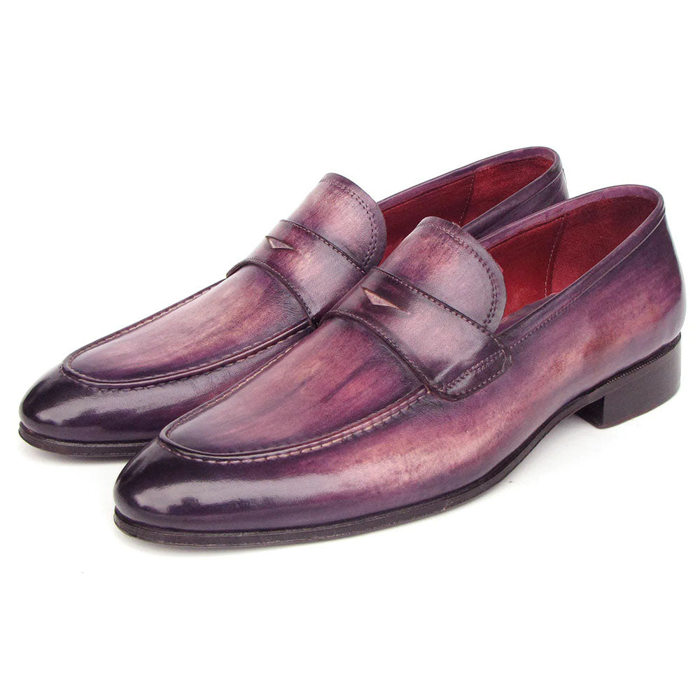 Paul Parkman Penny Loafers Purple