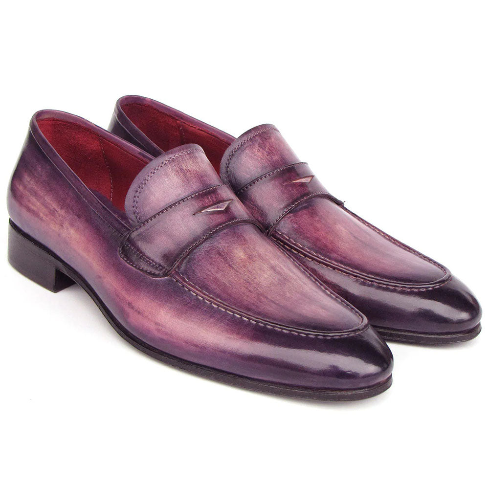 Paul Parkman Penny Loafers Purple