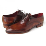 Paul Parkman Plain Toe Calfskin Oxfords Brown