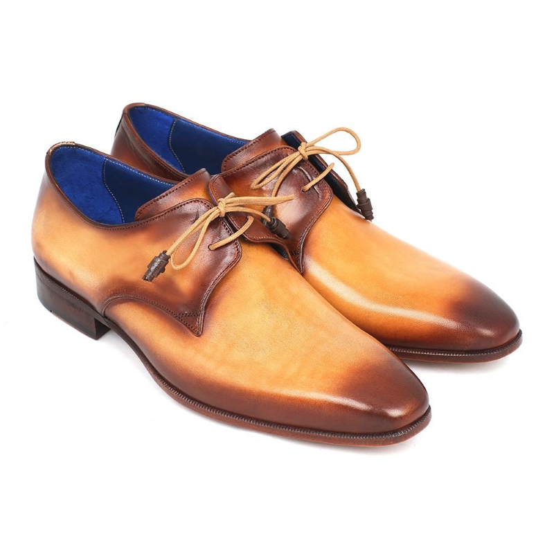 Paul Parkman Plain Toe Shoes Camel / Brown