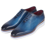 Paul Parkman Smart Casual Wholecut Oxfords Blue