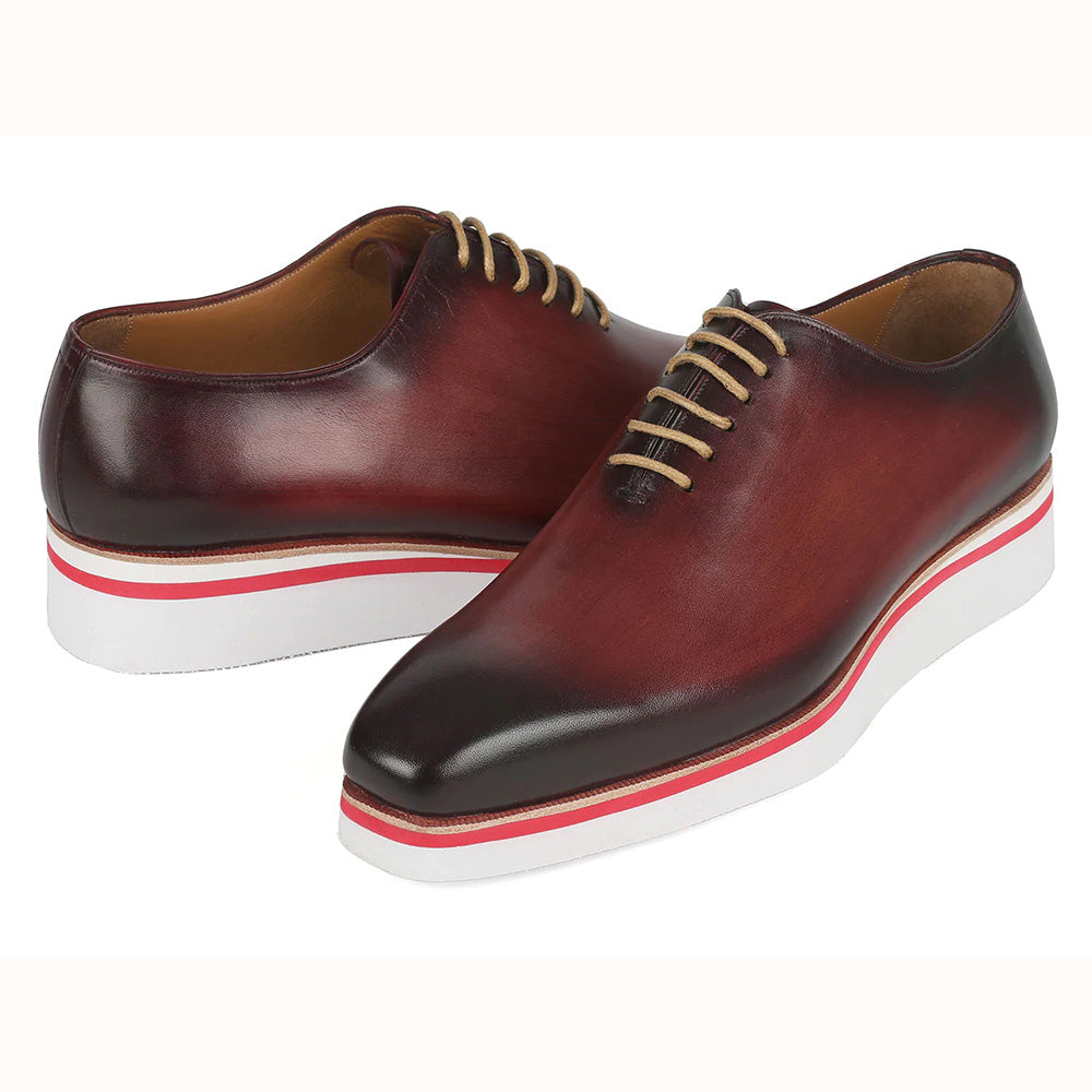 Paul Parkman Smart Casual Wholecut Oxfords Bordeaux