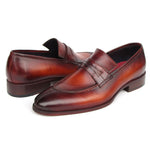 Paul Parkman Split Toe Loafers Tobacco
