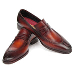 Paul Parkman Split Toe Loafers Tobacco