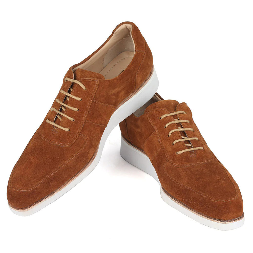 Paul Parkman Suede Casual Shoes Camel
