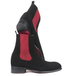 Paul Parkman Suede Chelsea Boots Black