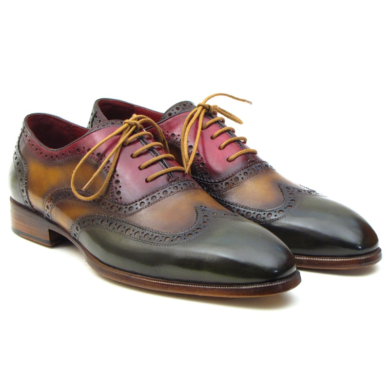 Paul Parkman Three Tone Wingtip Brogues