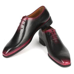 Paul Parkman Wholecut Oxford Shoes Black / Red