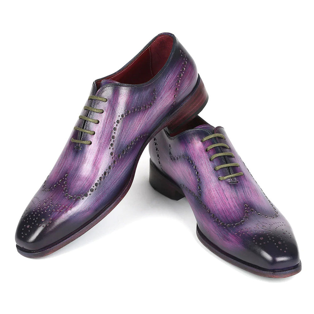 Paul Parkman Wingtip Oxfords Purple