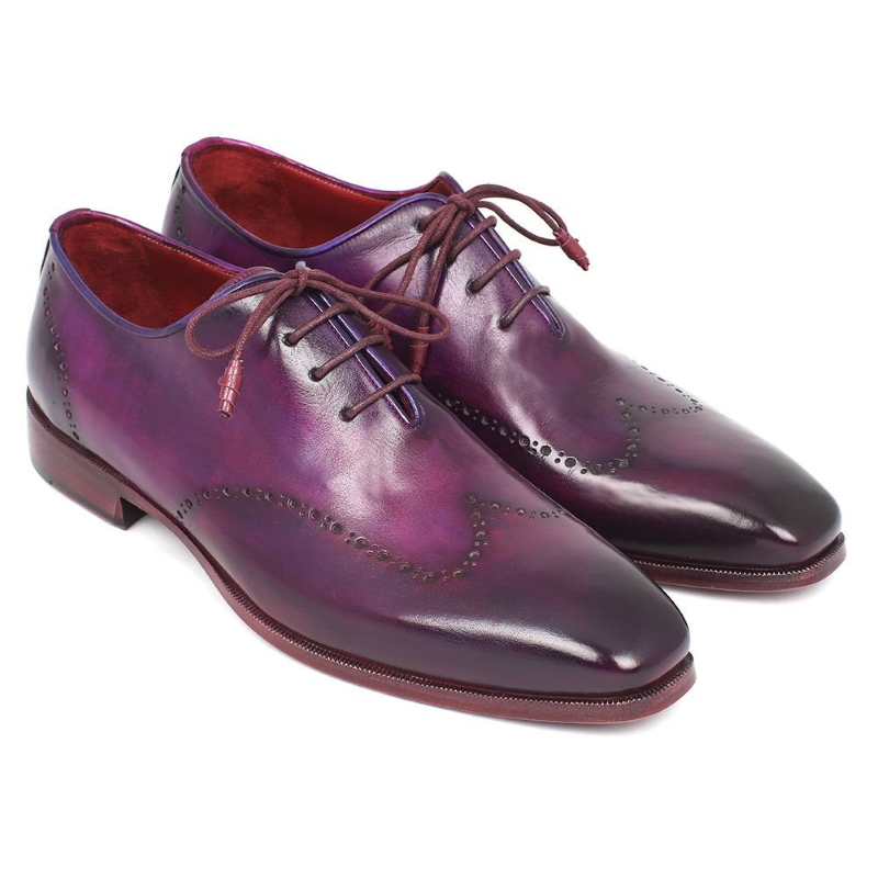 Paul Parkman Wingtip Oxfords Purple