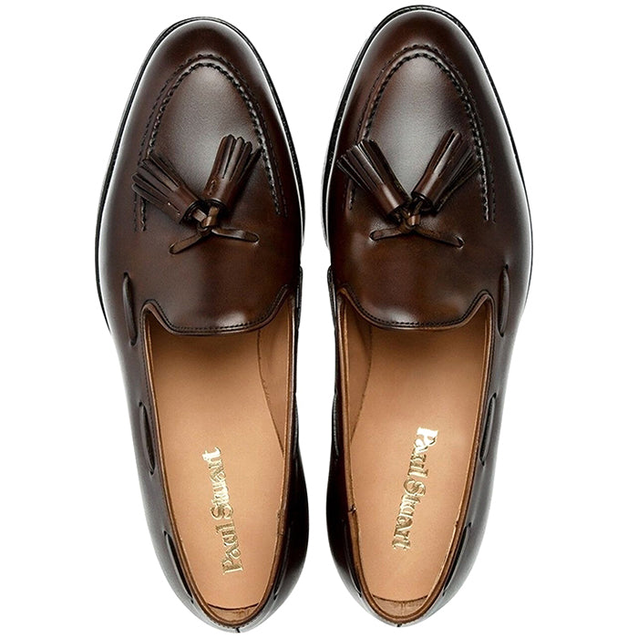 Paul Stuart Bardo Tassel Loafer Dark Brown