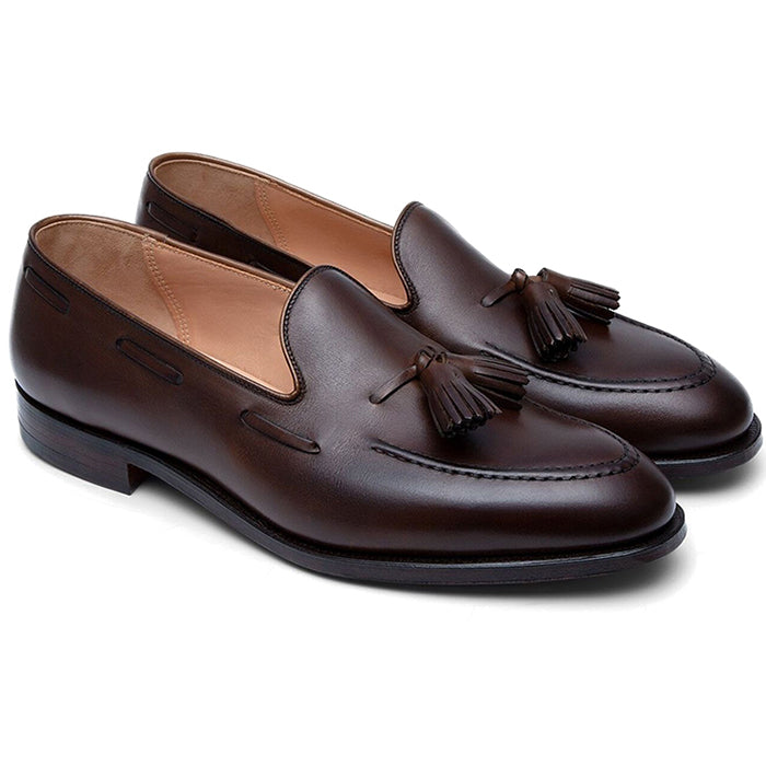 Paul Stuart Bardo Tassel Loafer Dark Brown