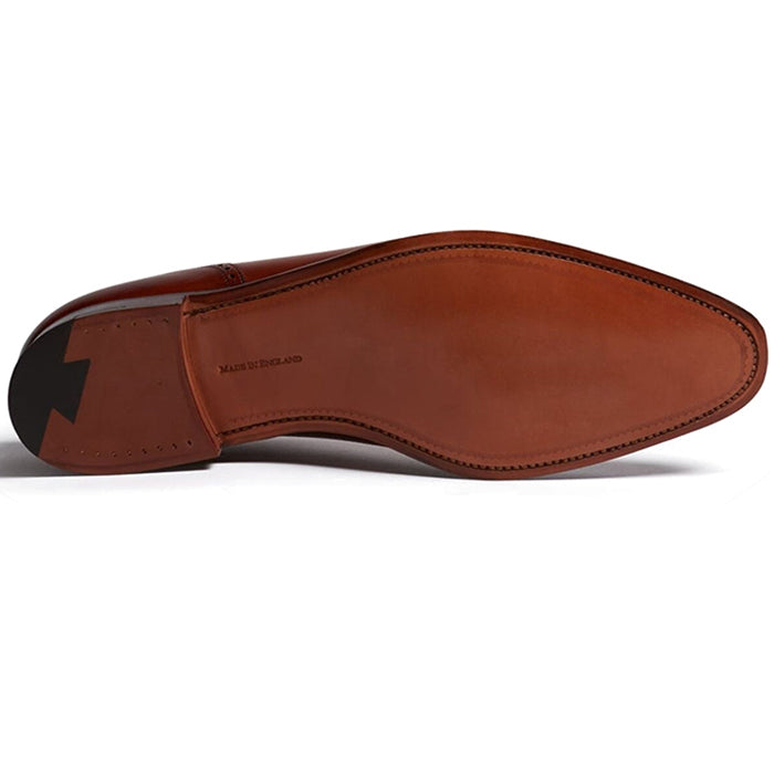 Paul Stuart Cap-Toe Shoes Chestnut Brown