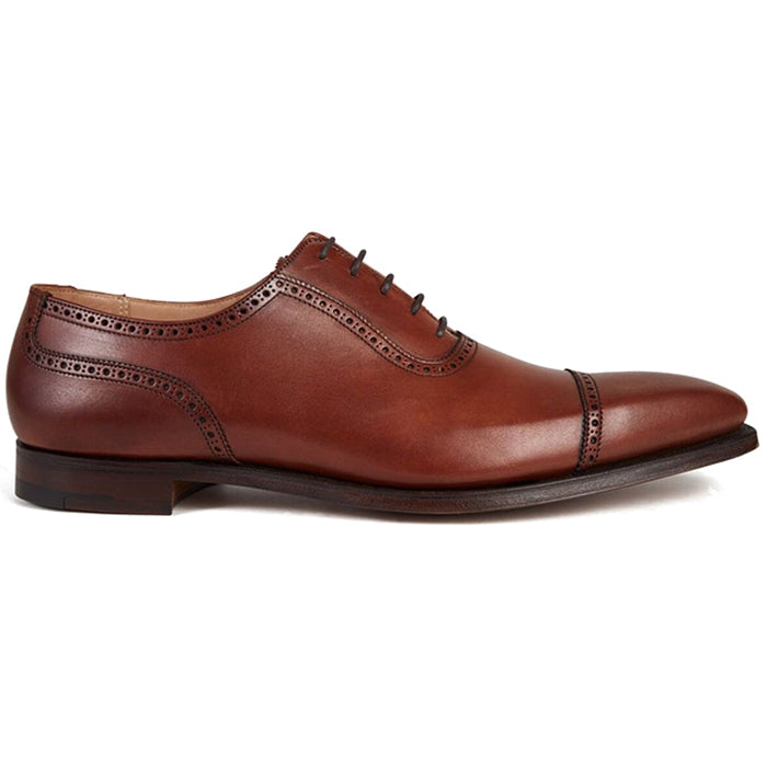Paul Stuart Cap-Toe Shoes Chestnut Brown