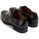 Paul Stuart Galante Monk Strap Shoes Grey