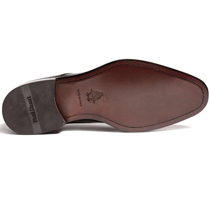 Paul Stuart Gavi Balmoral Cap Toe Shoes Black