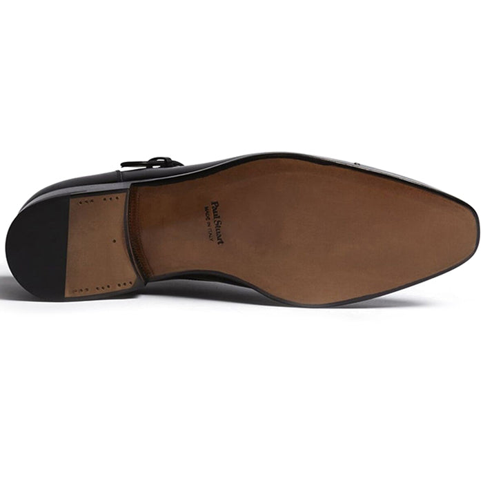 Paul Stuart Giordano Monkstrap Shoes Black